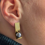 Boucles d’oreilles OO — perles 10 mm (Tahiti ou Akoya).